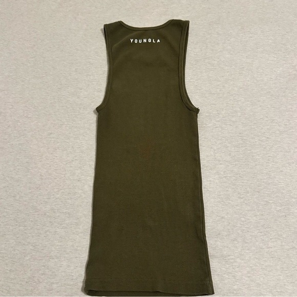 YoungLA Olive Green Women's Tank Top - Picture 5 of 5